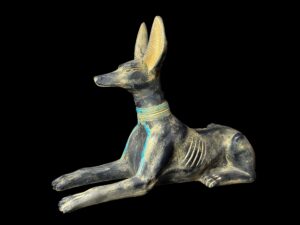 Basalt Stone Anubis Statue: Egyptian God of Afterlife - Image 4