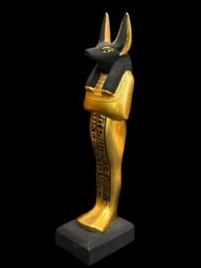 Egyptian God Anubis Statue - Handmade Ancient Egypt Decor - Image 4