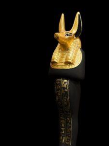Egyptian God Anubis Statue - Handmade Ancient Egypt Decor - Image 4