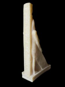 Goddess Isis statue with God Osiris museum statue, unique Isis goddess Statue. - Image 4