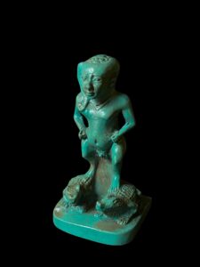 Egyptian Horus Cippus Stele: God Bes Protection Amulet - Image 4