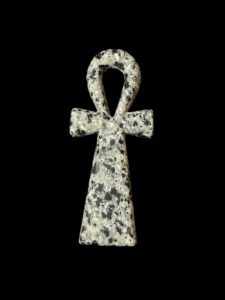 Hand-Crafted Granite Ankh Cross: Key of Life Symbol - Image 4
