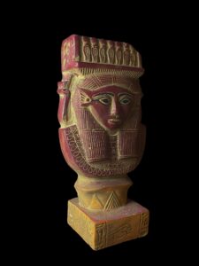 Large Goddess Hathor Statuette, Statue for the Egyptian Goddess Venus - Image 4