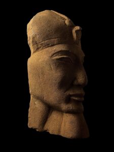 Handmade Egyptian King Akhenaten Face Statue - Image 4