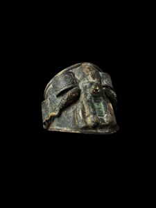 Vintage Bronze Goddess Sekhmet Bracelet - Image 4