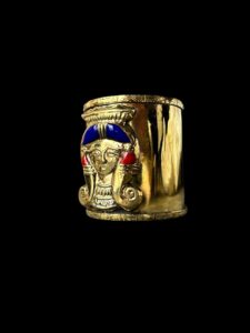 Handcrafted Goddess Hathor Bracelet: Egyptian Jewelry Gift - Image 4