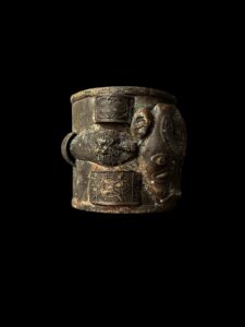 Vintage Bronze Goddess Sekhmet Bracelet - Image 4