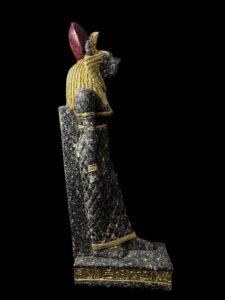 Granite Egyptian Goddess Sekhmet statue. - Image 4
