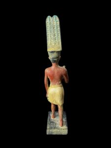 Egyptian God Amun Statue: Museum Replica - Image 4