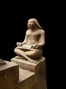 Egyptian Mythology Statue: Knowledge Transfer Scene, Made in Egypt - Image 4
