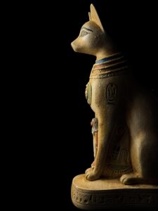 Ancient Egyptian Goddess Bastet statue, Home decor statues made in Egypt - Image 4