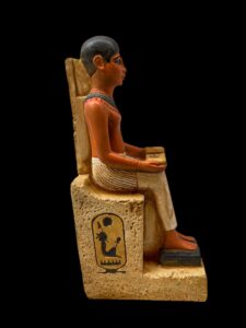 Museum Imhotep Statue - Ancient Egyptian Engineer Imhotep - the builder of Djoser's unprecedented step pyramid complex - Image 4