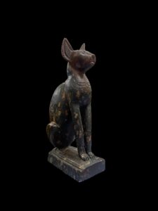 Granite Bastet Cat Statue: Egyptian Decor Made in Egypt - Image 4