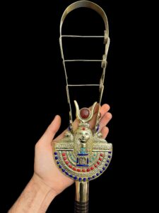 Goddess Hathor Sistrum: Ancient Egyptian Musical Instrument - Image 4