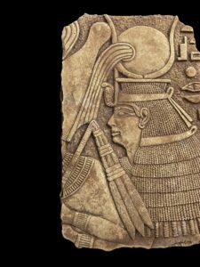 Relief of Osiris and Isis , Goddess isis and God Osiris famous relief made of Natural stone - Image 4