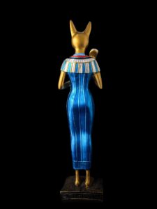 Ancient Egyptian Goddess Bastet statue, Home decor statues made in Egypt - Image 4