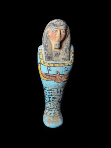 Hand Carved Stone Ushabti Statue: Egyptian Replica Artifact - Image 4