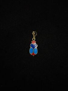Egyptian Scarab pendant necklace, The decorative Good luck scarab in Ancient Egypt. - Image 4