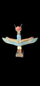 colorful Goddess Isis statue, unique Isis goddess Statue. - Image 4