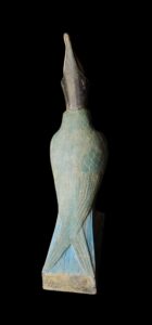 Basalt Stone Egyptian God Horus Falcon Statue - Image 4