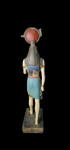 Falcon Egyptian God Ra Statue: God of Sun Disk - Image 4