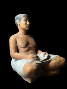 Egyptian Scribe Statue: Authentic Ancient Egypt Replica - Image 4