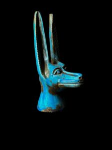 Egyptian God Anubis Bust: Afterlife Altar Statue - Image 4