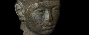 Hand Carved Granite King Amenemhat III Head: Egyptian Art Replica - Image 4