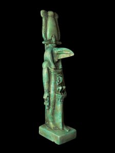 God Thoth with God Horus holding key of life - Image 4