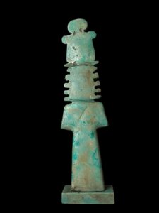 Egyptian Djed pillar of God Osiris with Goddess Hathor - Image 4