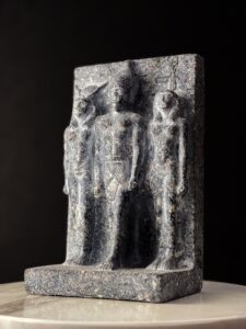 Menkaure Triad Statue Replica: Authentic Egyptian Museum Design - Image 4