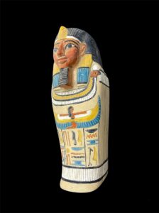 Egyptian Sarcophagus Replica: Ancient Egypt Artifact - Image 4