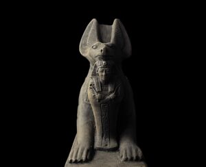Hand Carved Egyptian God Anubis Statue: Jackal Collectible - Image 4