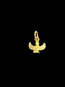 Gold Goddess Isis Pendant Egyptian Goddess , pure gold necklace for Goddess , Isis Pendant made of pure gold. - Image 4
