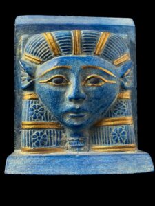 Manifest Handmade Goddess Hathor Statuette , Statue for the Egyptian Goddess Venus - Image 4