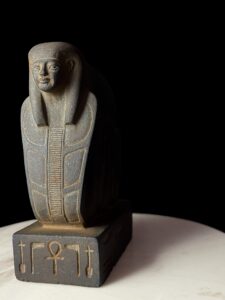 Divine Transformation statue, Handcrafted Cobra Goddess with the Head of Egyptian Goddess Isis for Ultimate Protection - Image 4