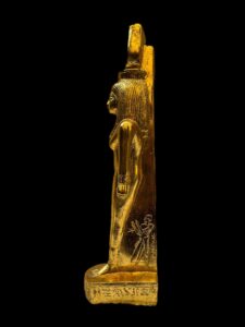 Gold Manifest Handmade Goddess Hathor Statuette , Statue for the Egyptian Goddess Venus - Image 4