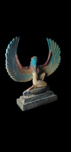 Vintage Goddess Isis statue, unique Isis goddess Statue. - Image 4