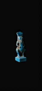 Hand-Carved Porcelain God Bes Statue: Egyptian Home Decor - Image 4