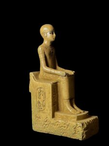 Museum Imhotep Statue - Ancient Egyptian Engineer Imhotep - the builder of Djoser's unprecedented step pyramid complex - Image 4