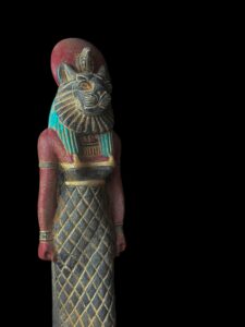 Goddess Sekhmet statue made in Egypt from Solid stone - Image 4