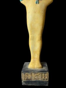 Basalt Egyptian God Osiris Statue: Unique Statuette - Image 4