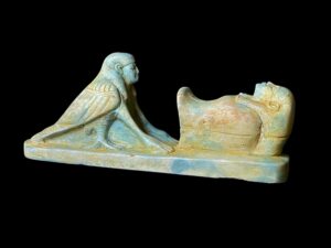 Ancient Egyptian Ba Bird Statue: Rare Form Art - Image 4