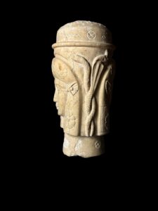 Goddess Hathor Column made in Egypt. with two cobras - Image 4