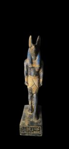 Egyptian God Anubis Stone Statue - Handmade Ancient Egypt Decor - Image 4