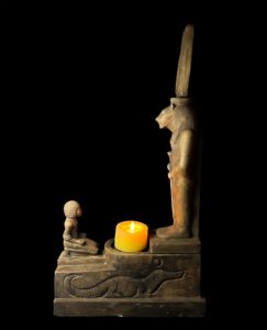 Egyptian Goddess Sekhmet Statue: Ancient Lion Goddess of War - Image 4