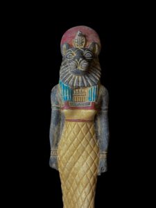 Goddess Sekhmet statue made in Egypt from Solid stone - Image 4