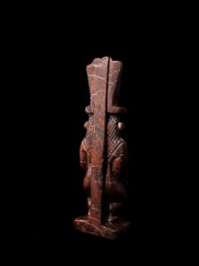 Hand Carved God Bes Statue: Egyptian Art Home Decor - Image 4
