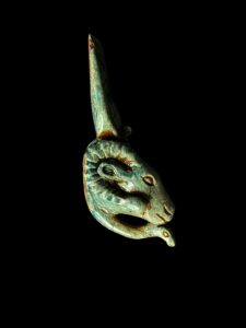 Egyptian God Amun Ram Head Statue: Museum Replica - Image 4