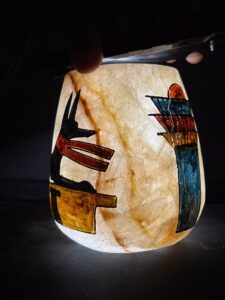 Egyptian Alabaster Vase: Anubis, God of Underworld, Home Decor - Image 4